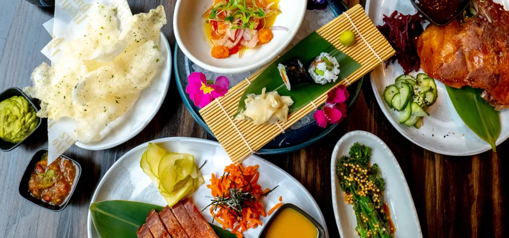 Dishes to share Omakase