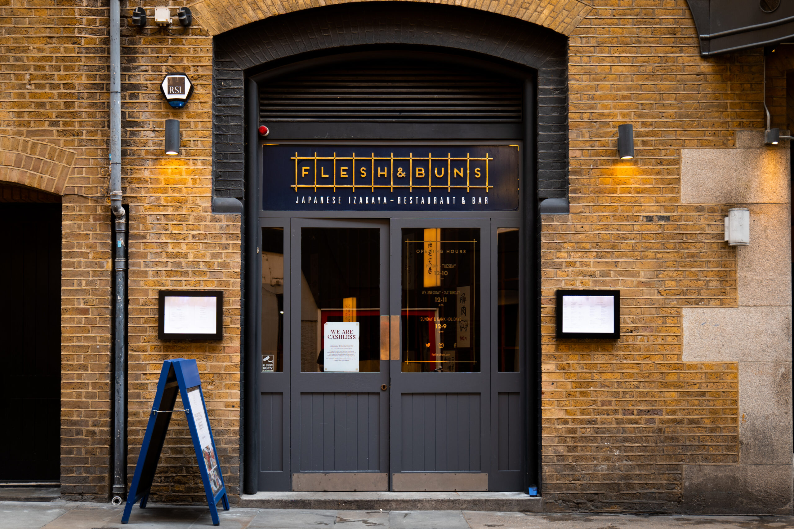 Door of Flesh & Buns Covent Garden